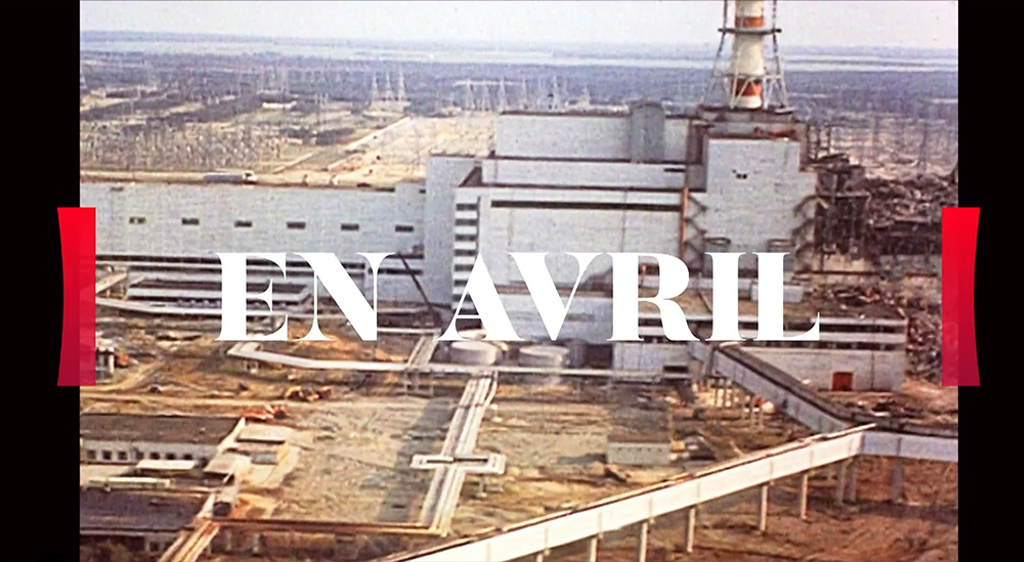 Site de Tchernobyl en Ukraine en 1986