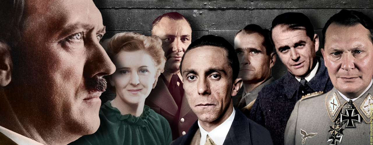 visages d'Hitler et ses proches
