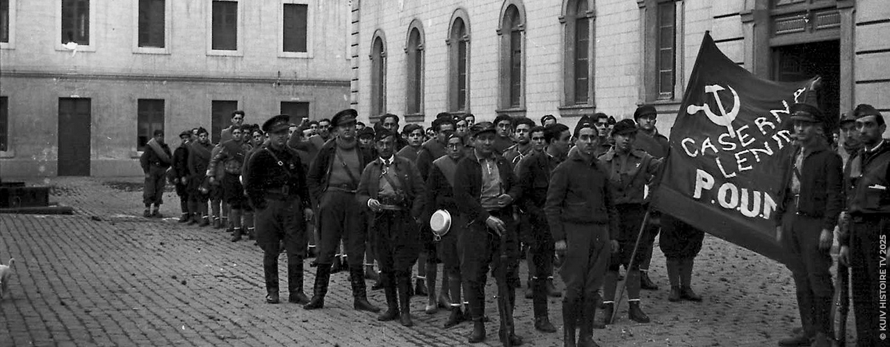 combattants du POUM pendant la guerre d'Espagne