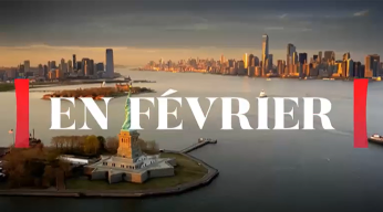 vue aérienne du port de New York