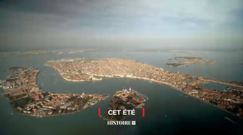 vue aérienne de Venise