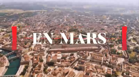 Rome antique vue du ciel